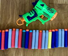 Nerf gun & bullets