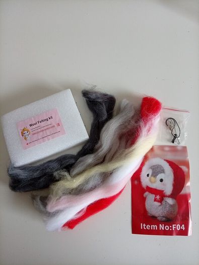 Needle Felting kit "Penguin"