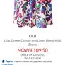 German brand Oui Dress - Purple Green - DE 38 UK 12 - BNWT RRP 200 Image 5