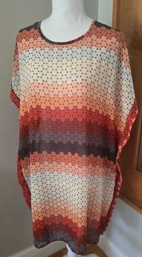 Blue Vanilla Tunic Top