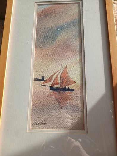 Sailing..Watercolour.