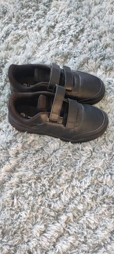 Adidas black trainers