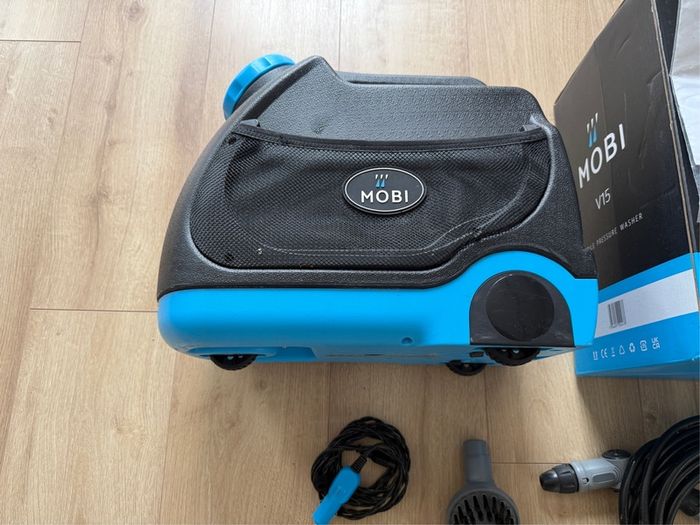 Mobi V15 Portable Pressure Washer 12V 15L Car Bike MTB Camping Outdoor Cleaning