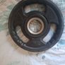 adjustable dumbells 5kg to 40kg and curling bar and plates Image 6