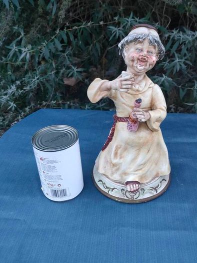 Vintage 10" Capodimonte "Merry Monk"