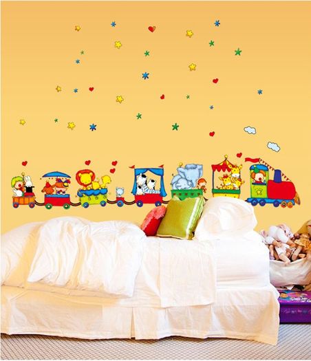Circus Train Wall Sticker