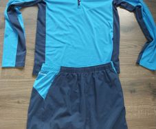 The North Face Performance 1/4 Zip Top paired with the matching The North Face 24/7 Block Shorts Never used