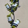 Hand Crafted John Forkin Iron Wine Bottle Holder Image 4