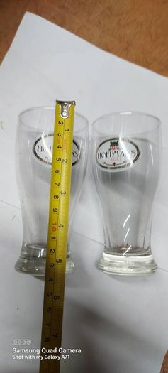 hoffman's lager x 2  half pints glasses rare item ,by cherry's brewery's waterford ,,very good condition,,buyer collects or pays postage thank you