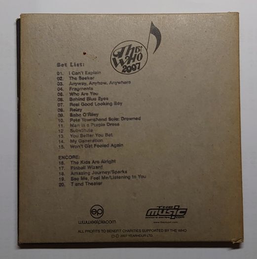 The Who - Live In Dublin 2007 + Tommy Live - 2x DVD