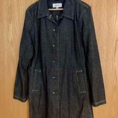 Next Denim Trench Coat Size 18