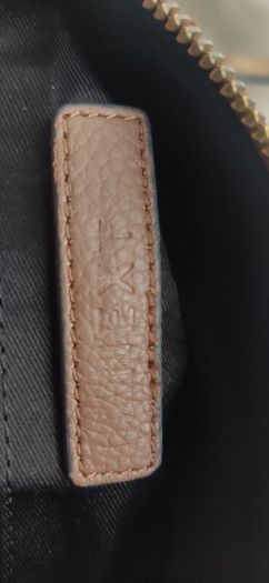 Next Tan Brown Genuine Leather Crossbody Bag