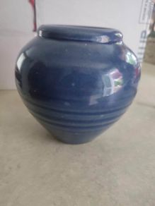 Healy Pottery Ireland Blue Small Vase