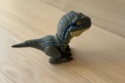 Jurassic World Dominion Uncaged Rowdy Roars Velociraptor Beta Dinosaur Action Figure, Toy Gift with Interactive Motion and Sound Touch Response