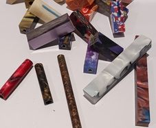 A Mixture Of 21 Woodturning Pen Blanks