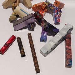 A Mixture Of 21 Woodturning Pen Blanks