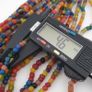Vintage African Style MultiColor 4-5.5mm Glass Beads Necklace Strands Image 3