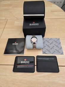 Rado DiaStar Ladies 2 Tone Watch Diamond Markers Full Set