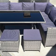 Rattan Garden Dining set