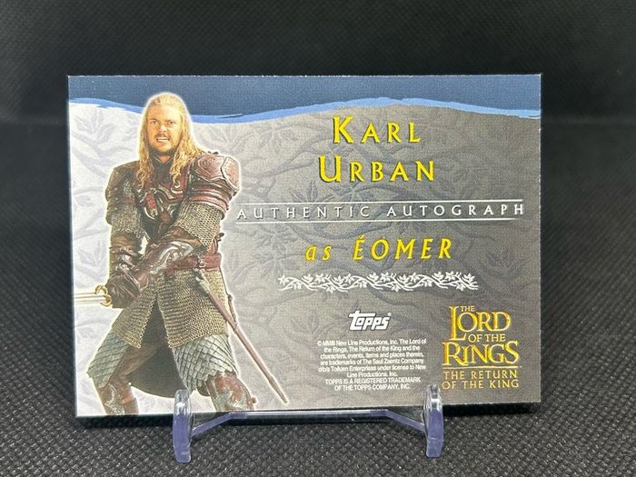 LOTR Karl Urban auto