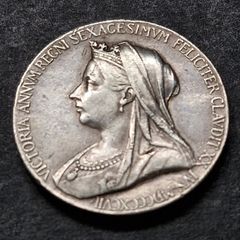 The Royal Mint Silver 1897 Victoria Diamond Jubilee Medal