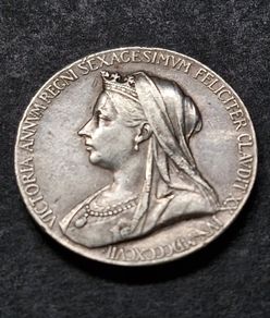 The Royal Mint Silver 1897 Victoria Diamond Jubilee Medal
