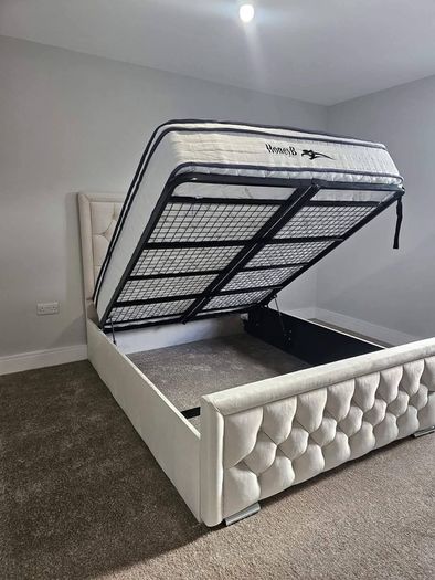 New Double & King Size Bed Frames + Mattress Optional