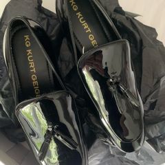 Kurt Geiger men's formal black patent  shoes NEW 9.5  44
