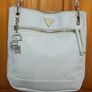 GUESS White Embossed Monogram Crossbody Bag Image 10