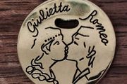 Italian Romeo and Juliet Souvenir Pendant