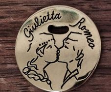Italian Romeo and Juliet Souvenir Pendant