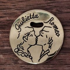 Italian Romeo and Juliet Souvenir Pendant
