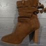 BN Tan mid calf boots Image 2