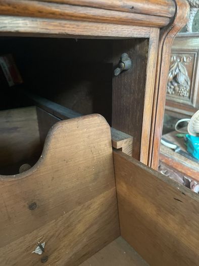 Antique filing cabinet - Oak