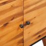 Sideboard Solid Acacia Wood 90x33.5x83 cm Image 6