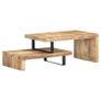 2 Piece Coffee Table Set Solid Mango Wood Image 10