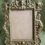 Antique Art Nouveau  Brass  Photo Frame with stand. Spain 1890-1915 Image 2