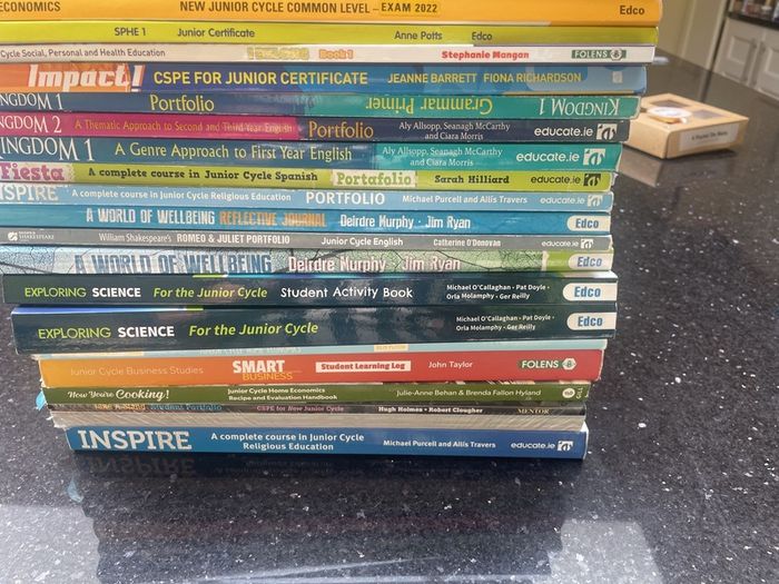 junior cert books school