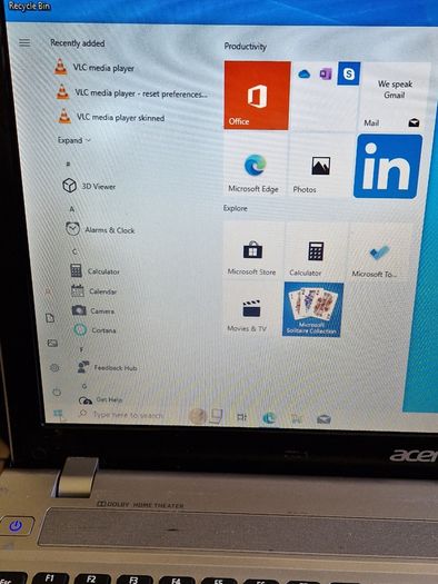 Acer Aspire Laptop, Windows 10, 6GB Ram, 500GB HDD, i3 Core, Microsoft Edge, Chrome,