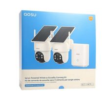 Aosu D1 Classic Solar Camera Pack Of 2 Camera Kit- White Brand New
