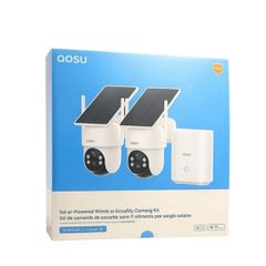 Aosu D1 Classic Solar Camera Pack Of 2 Camera Kit- White Brand New