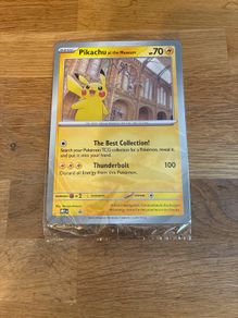 SEALED Pikachu at the Museum Pokemon card