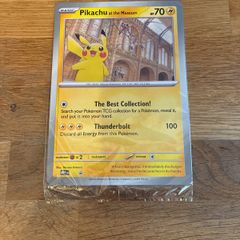 SEALED Pikachu at the Museum Pokemon card
