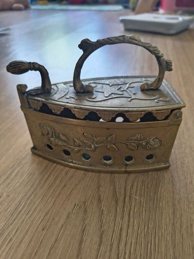 Antique brass iron