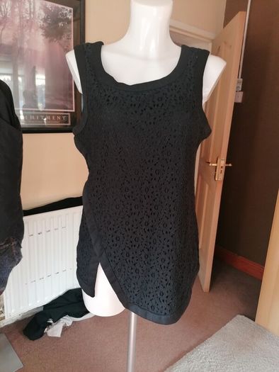 beautiful new designer black top
