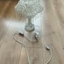 Vintage Shabby Chic Ivory Lamp Image 7