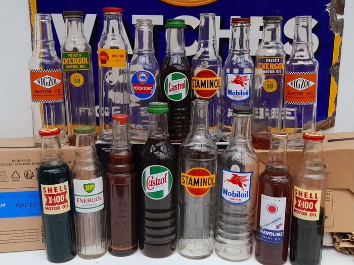 oil bottles