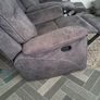 3 grey  seater reclining Sofa plus 2 armchairs recliner Image 5