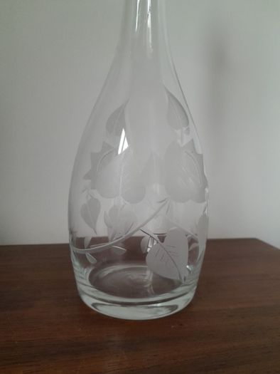 Etched Glass Decanter