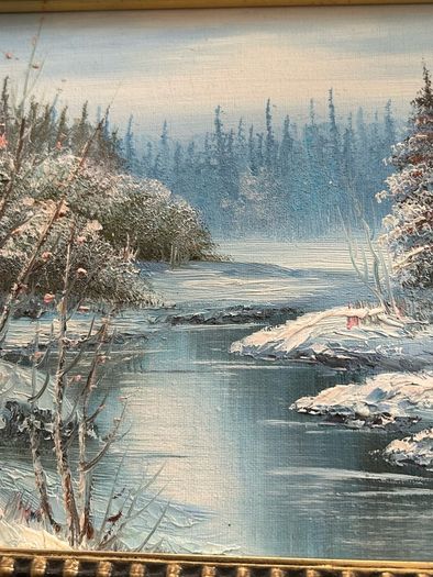 Original Scandinavian Oil Painting